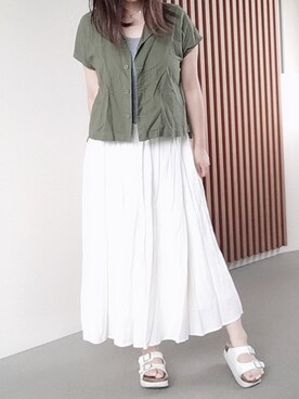 ゆあ。さん（レディース・157cm）の夏コーディネート