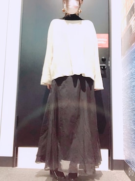 ゆあ。さん（レディース・158cm）の冬コーディネート