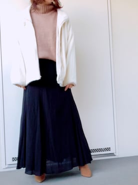 「cepo（セポ）のアイテム（その他アウター）」を使った、ゆあ。さん（レディース・158cm）の冬コーディネート