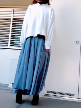 ゆあ。さん（レディース・158cm）の冬コーディネート