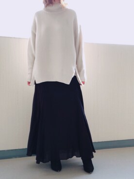 ゆあ。さん（レディース・158cm）の冬コーディネート