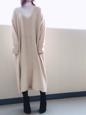 ゆあ。さん（レディース・158cm）の冬コーディネート