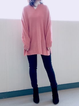 ゆあ。さん(レディース・158cm)の冬コーディネート