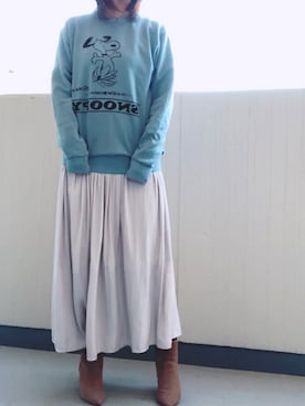 ゆあ。さん(レディース・158cm)の冬コーディネート