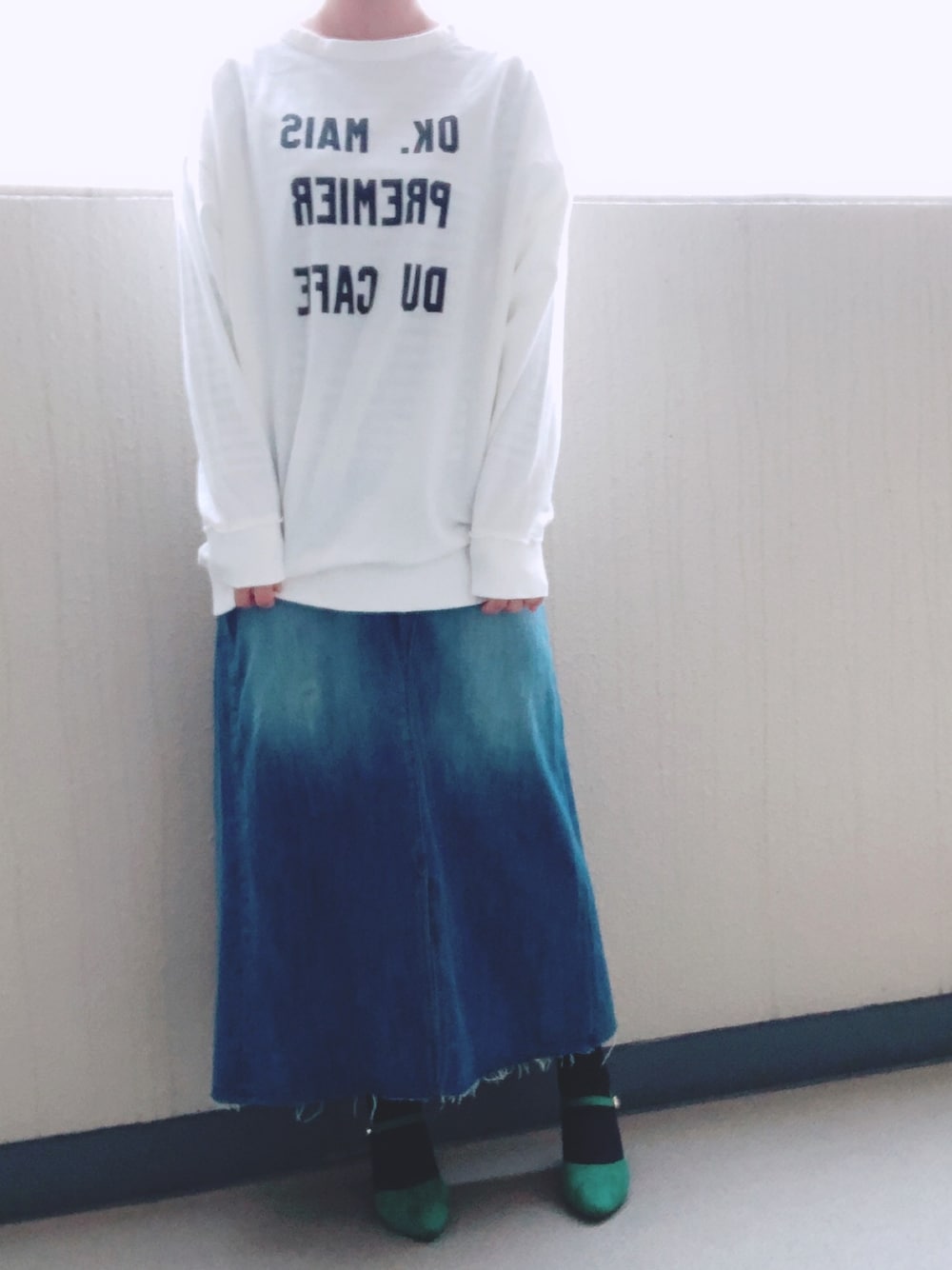 SLOBE IENAOKグラフィックロゴBIGスウェット SLOBE IENA