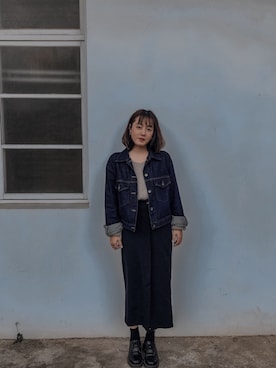 「PAZZO」｜「アイテム（ジャケット/アウター）」を使った、雕さん（レディース・161cm）の冬コーディネート