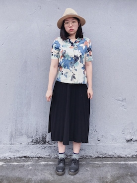 「PARANOID（パラノイド）のアイテム」を使った、Youngさん（レディース・164cm）の夏コーディネート