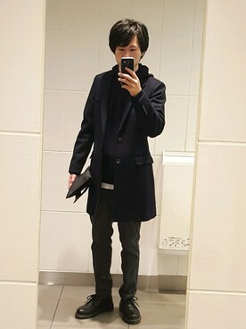 はなまるさん（メンズ・172cm）の冬コーディネート