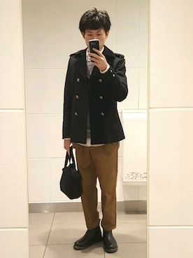 はなまるさん(メンズ・172cm)の冬コーディネート