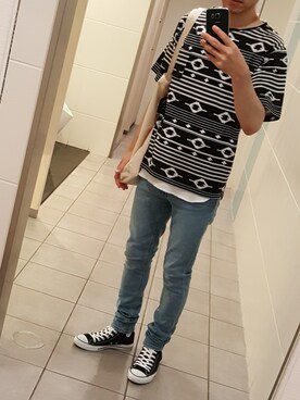「CHEAPMONDAY」｜はなまるさん（メンズ・172cm）の秋コーディネート