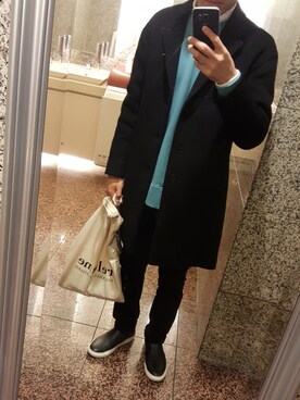 はなまるさん（メンズ・172cm）の冬コーディネート