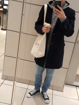 はなまるさん（メンズ・172cm）の冬コーディネート