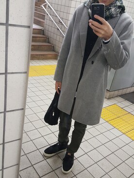 はなまるさん（メンズ・172cm）の冬コーディネート