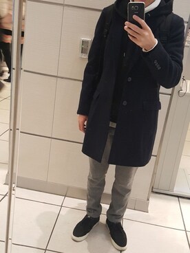 はなまるさん（メンズ・172cm）の冬コーディネート