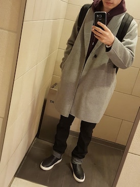 はなまるさん（メンズ・172cm）の冬コーディネート