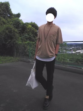 「NIRVANA（ニルヴァーナ）のアイテム（バッグ）」を使った、√17さん（メンズ・173cm）の夏コーディネート