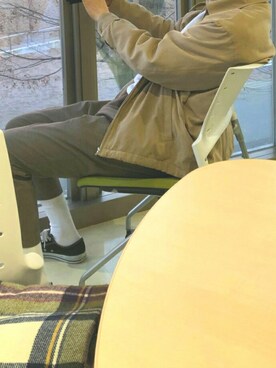 「アイテム（ブルゾン）」を使った、√17さん（メンズ・172cm・10代）の冬コーディネート