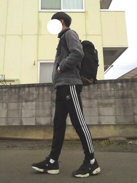「アイテム（ブルゾン）」を使った、√17さん（メンズ・172cm・10代）の冬コーディネート
