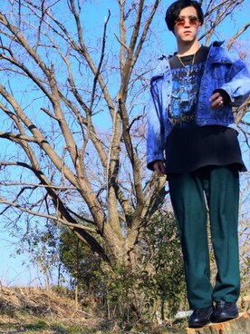 メガネを使った 窪塚洋介 の人気ファッションコーディネート Wear