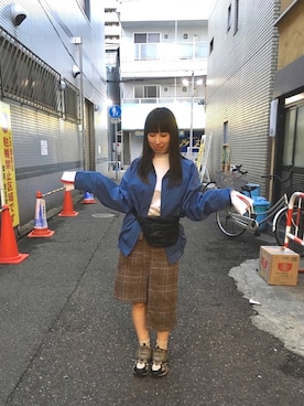 「DUNLOP（ダンロップ）のアイテム」を使った、あまつさえさん（レディース・153cm）の春コーディネート