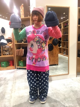 「JAM（ジャム）のアイテム」を使った、14+ イオンモール多摩平の森店 スタッフさん（レディース・160cm）の秋コーディネート