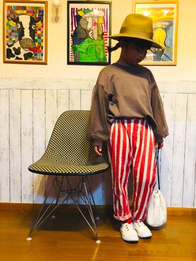 サラさん（キッズ・134cm）の冬コーディネート