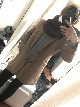 「フユコーデ」｜「アイテム（トレンチコート）」を使った、たっちゃんさん（メンズ・170cm）の春コーディネート
