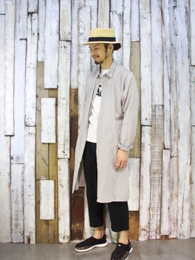 岛石小川さん（メンズ・174cm）の夏コーディネート