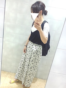「さしいろ」｜「アイテム（アクセサリー）」を使った、marinaさん（レディース・157cm）の夏コーディネート