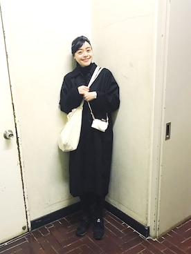 「JOURNAL STANDARD LUXE（ジャーナルスタンダード　ラックス）のアイテム（その他アウター）」を使った、Kanocoさん（レディース・170cm）の冬コーディネート