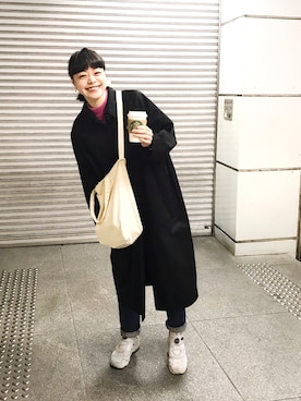 「JOURNAL STANDARD LUXE（ジャーナルスタンダード　ラックス）のアイテム（その他アウター）」を使った、Kanocoさん（レディース・170cm）の冬コーディネート