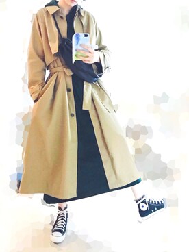 「JOURNAL STANDARD LUXE（ジャーナルスタンダード　ラックス）のアイテム（ジャケット/アウター）」を使った、Kanocoさん（レディース・170cm）の秋コーディネート