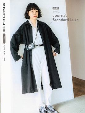 「JOURNAL STANDARD LUXE（ジャーナルスタンダード　ラックス）のアイテム（その他アウター）」を使った、Kanocoさん（レディース・170cm）の秋コーディネート