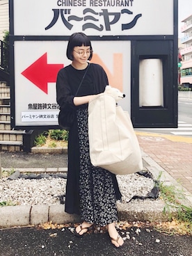 Kanocoさん（レディース・170cm）の夏コーディネート