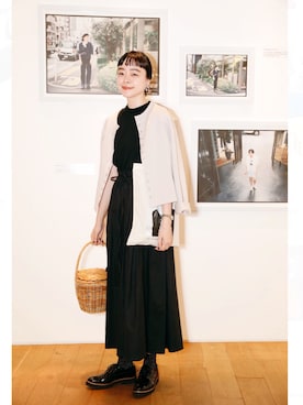 「ADER（アデル）のアイテム」を使った、Kanocoさん（レディース・170cm）の秋コーディネート
