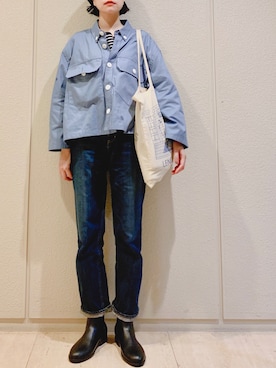 「SLOBE IENA（スローブイエナ）のアイテム（ブーツ）」を使った、Kanocoさん（レディース・170cm）の秋コーディネート