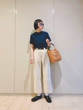 TSURU by Mariko Oikawa（ツルバイマリコオイカワ）のかごバッグを使っ