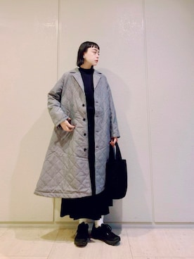 「Kastane（カスタネ）のアイテム（その他アウター）」を使った、Kanocoさん（レディース・170cm）の秋コーディネート