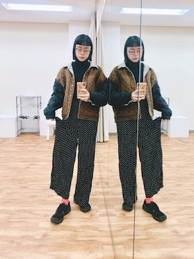 Kanocoさん（レディース・170cm）の冬コーディネート