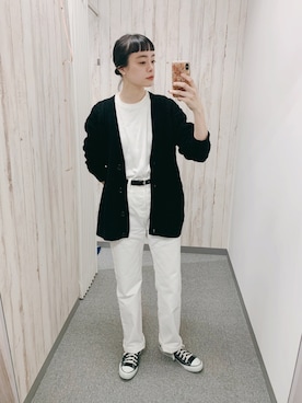 「Johnbull Private labo（ジョンブルプライベートラボ）のアイテム（パンツ）」を使った、Kanocoさん（レディース・170cm）の冬コーディネート