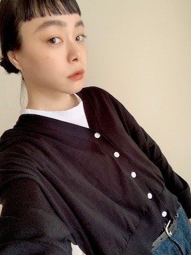 「Johnbull Private labo（ジョンブルプライベートラボ）のアイテム（パンツ）」を使った、Kanocoさん（レディース・170cm）の春コーディネート