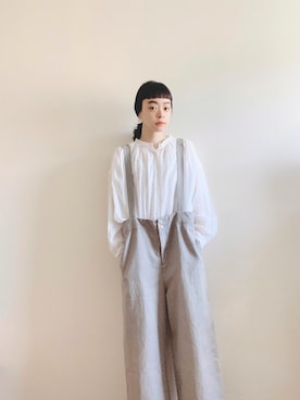 「SIRI SIRI（シリシリ）のアイテム」を使った、Kanocoさん（レディース・170cm）の春コーディネート