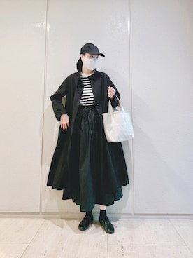 「PUAL CE CIN（ピュアルセシン）のアイテム（ジャケット/アウター）」を使った、Kanocoさん（レディース・170cm）の春コーディネート
