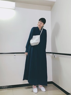 「Minnetonka（ミネトンカ）のアイテム」を使った、Kanocoさん（レディース・170cm）の春コーディネート