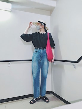 「Babaghuri（ババグーリ）のアイテム」を使った、Kanocoさん（レディース・170cm）の夏コーディネート