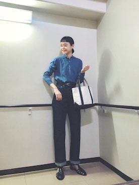 「Andersen-Andersen（アンデルセンアンデルセン）のアイテム」を使った、Kanocoさん（レディース・170cm）の秋コーディネート