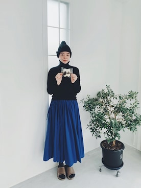 「POOL（プール）のアイテム」を使った、Kanocoさん（レディース・170cm）の冬コーディネート