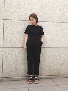 「GUILDPRIME」｜yaa.hさん（レディース・156cm）の春コーディネート