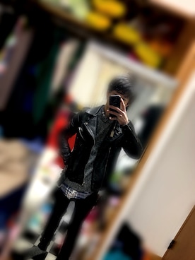 「semantic design（セマンティックデザイン）のアイテム（ニット/セーター）」を使った、kaichiさん（メンズ・165cm）の春コーディネート