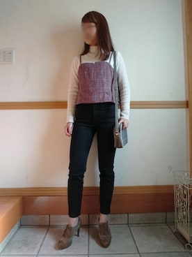 「CLATHAS（クレイサス）のアイテム」を使った、kiさん（レディース・159cm）の秋コーディネート